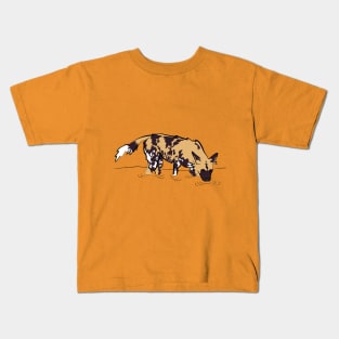 African Wild Dog Kids T-Shirt